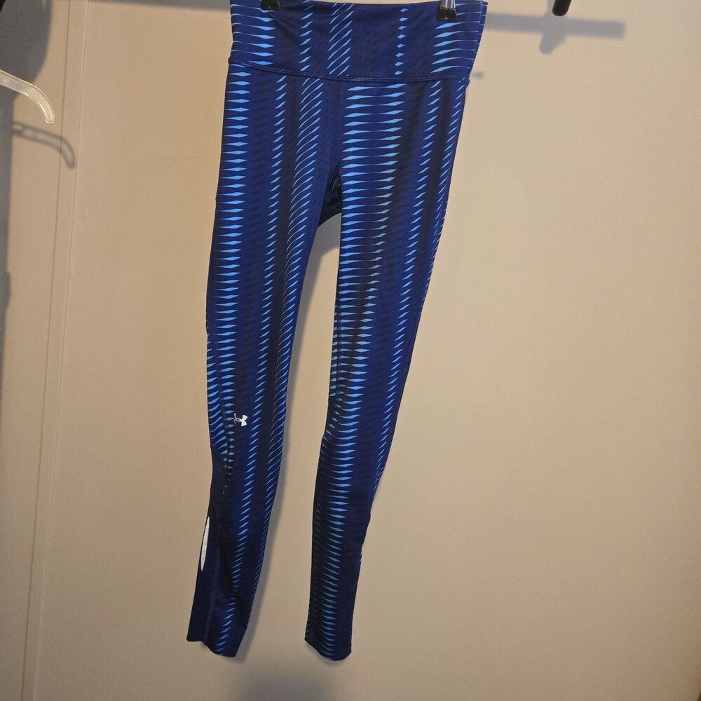 Under Armour Youth Athletic Leggings Fly-By Active Tghts Zip Pocket, Blue XS